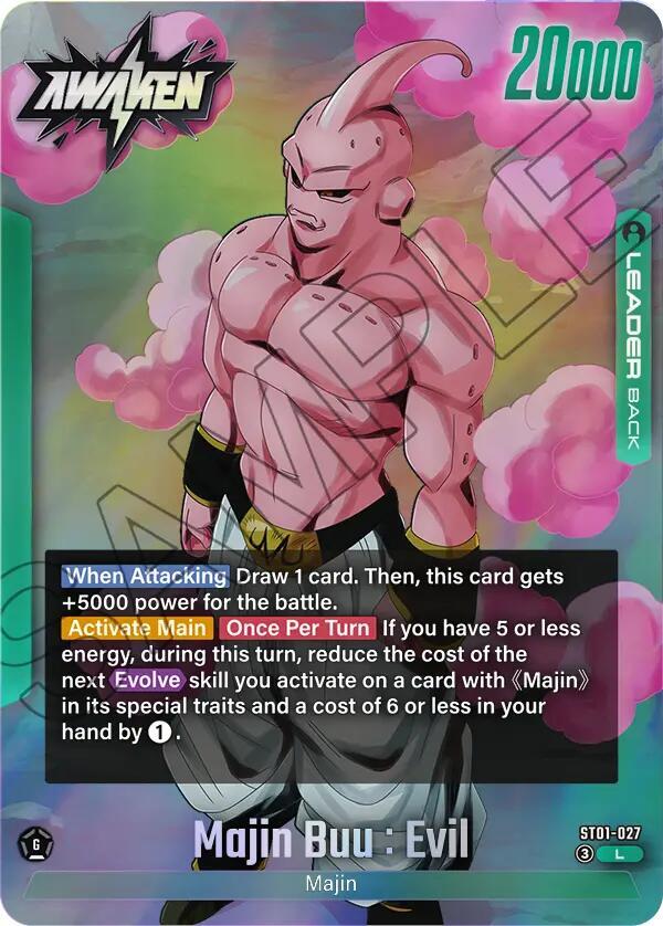Majin Buu/Majin Buu : Pure Evil // Majin Buu : Evil, Story Booster 01 ST01-027