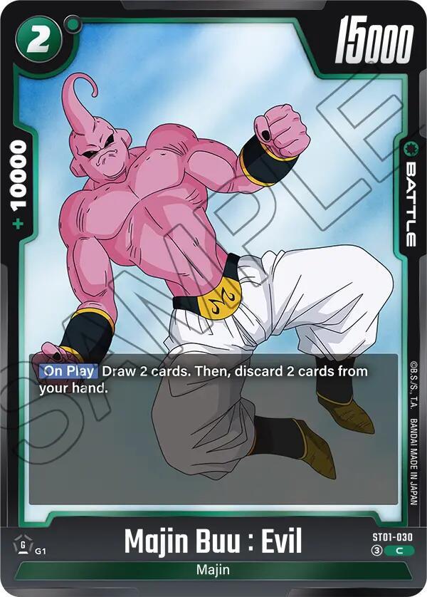 Majin Buu : Evil - ST01-030, Story Booster 01 ST01-030