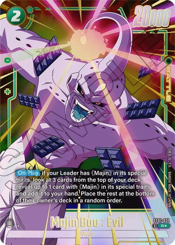 Majin Buu : Evil - ST01-031 (Alternate Art), Story Booster 01 ST01-031