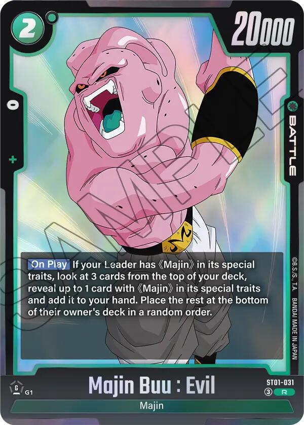 Majin Buu : Evil - ST01-031, Story Booster 01 ST01-031