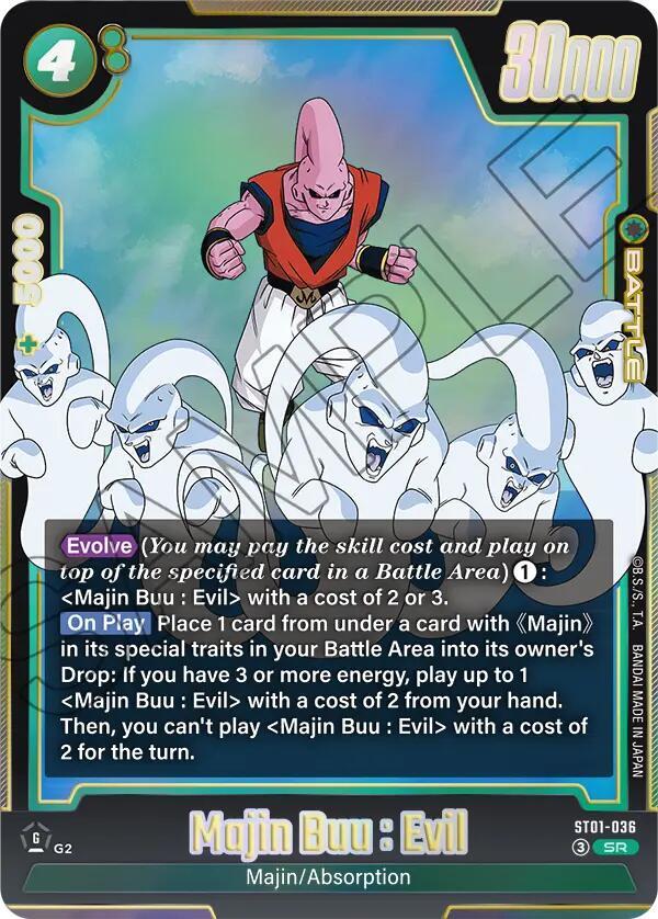 Majin Buu : Evil - ST01-036, Story Booster 01 ST01-036