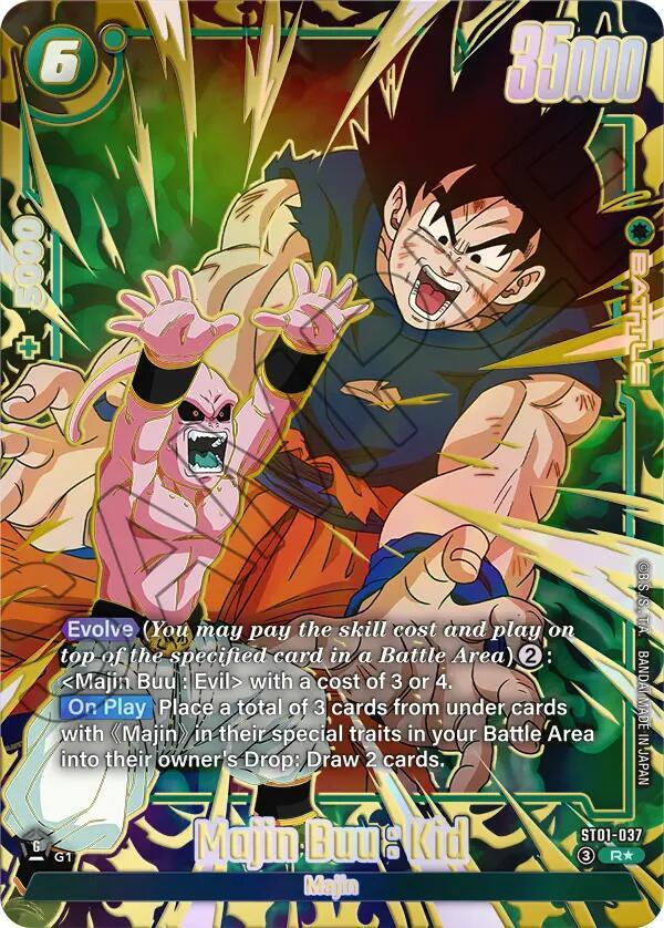 Majin Buu : Kid - ST01-037 (Alternate Art), Story Booster 01 ST01-037