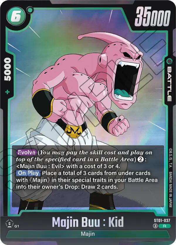 Majin Buu : Kid - ST01-037, Story Booster 01 ST01-037
