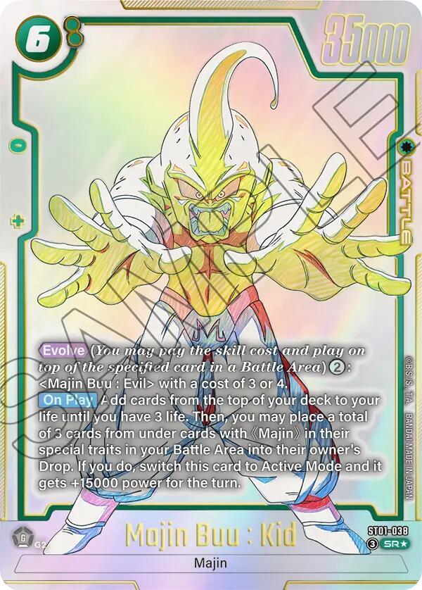 Majin Buu : Kid - ST01-038 (Alternate Art), Story Booster 01 ST01-038