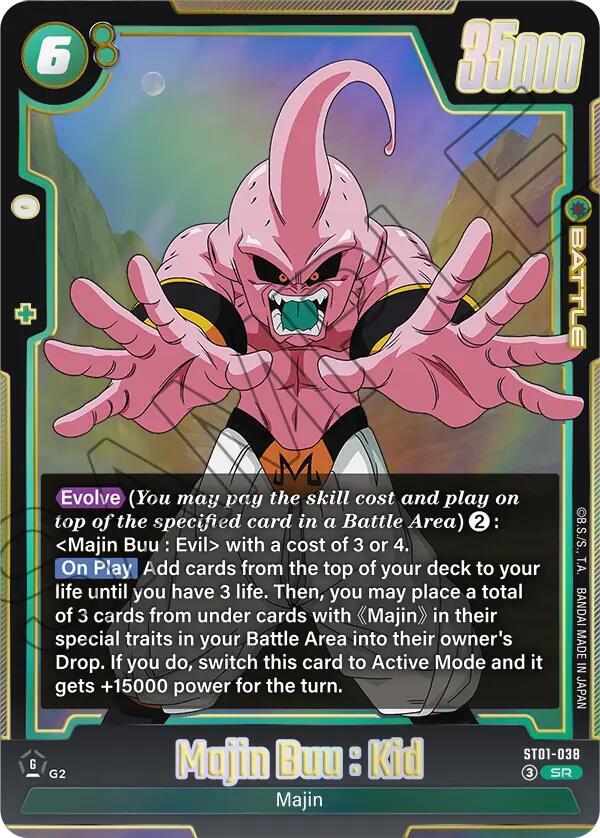 Majin Buu : Kid - ST01-038, Story Booster 01 ST01-038