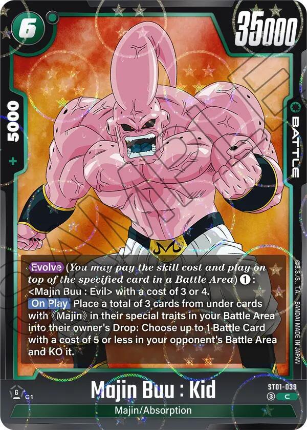 Majin Buu : Kid - ST01-039 (Dragon Ball Pattern), Story Booster 01 ST01-039