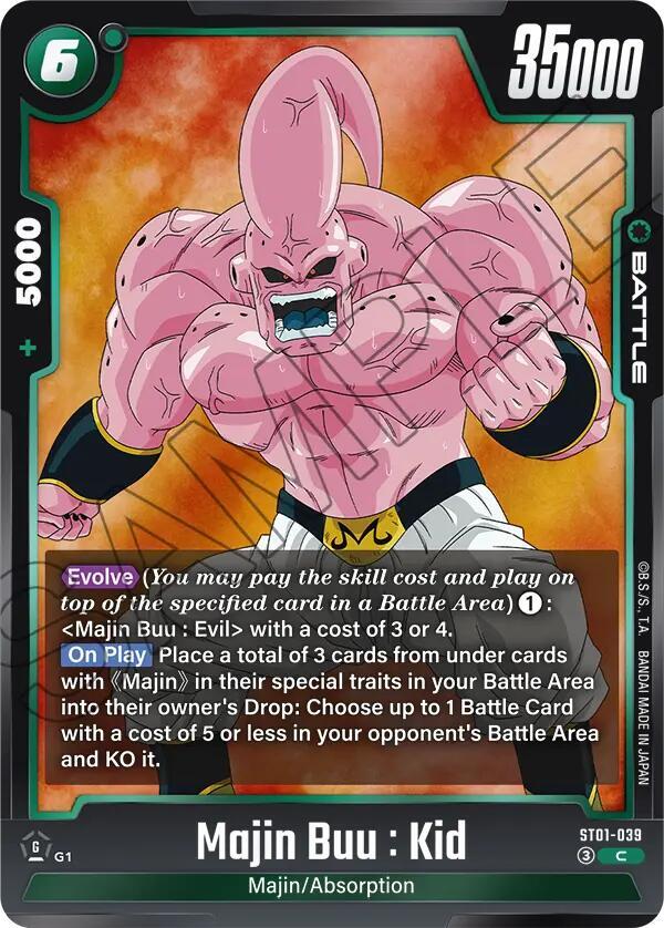 Majin Buu : Kid - ST01-039, Story Booster 01 ST01-039
