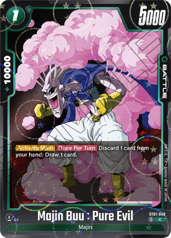 Majin Buu : Pure Evil - ST01-040 (Dragon Ball Pattern), Story Booster 01 ST01-040