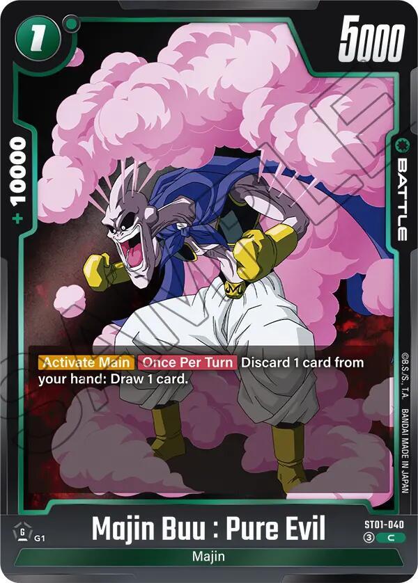 Majin Buu : Pure Evil - ST01-040, Story Booster 01 ST01-040