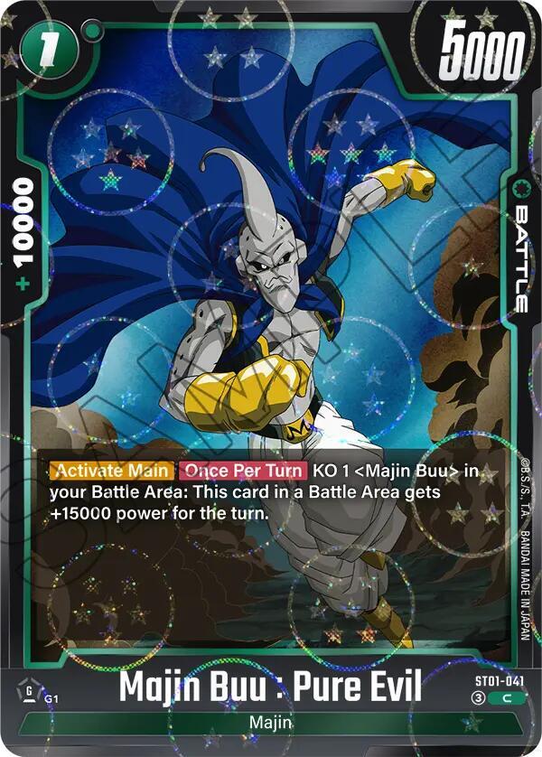 Majin Buu : Pure Evil - ST01-041 (Dragon Ball Pattern), Story Booster 01 ST01-041