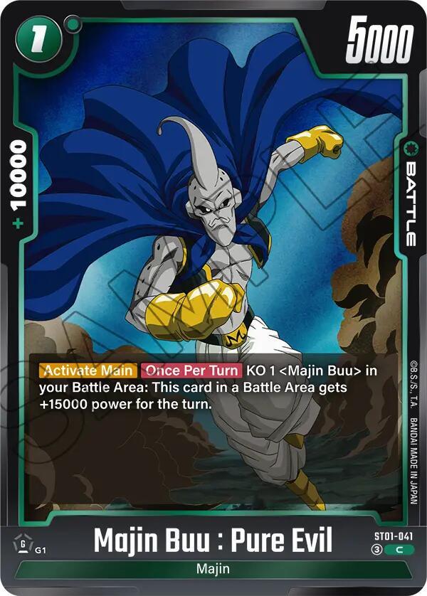 Majin Buu : Pure Evil - ST01-041, Story Booster 01 ST01-041
