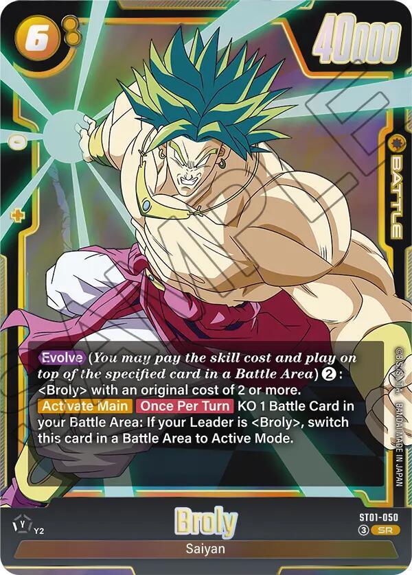 Broly - ST01-050, Story Booster 01 ST01-050