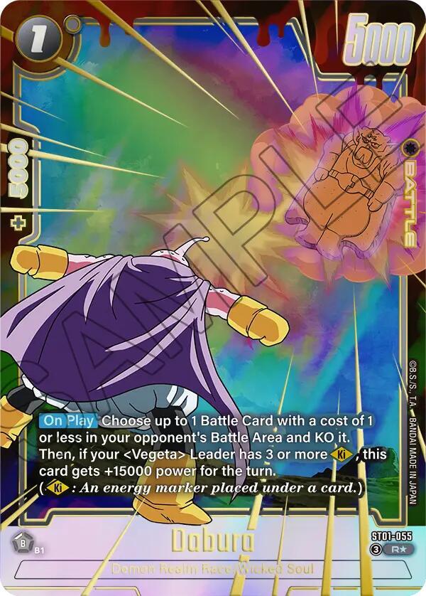 Dabura (Alternate Art), Story Booster 01 ST01-055