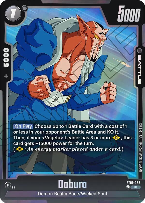 Dabura, Story Booster 01 ST01-055