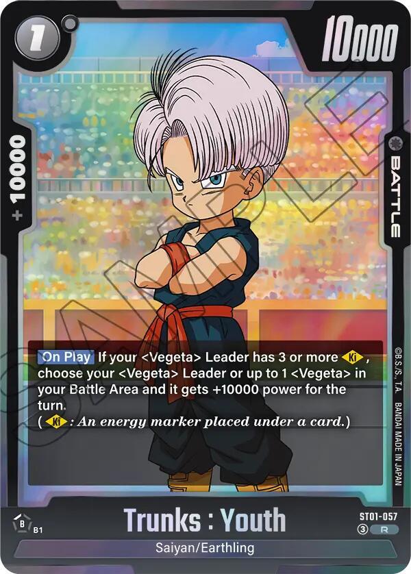 Trunks : Youth - ST01-057, Story Booster 01 ST01-057