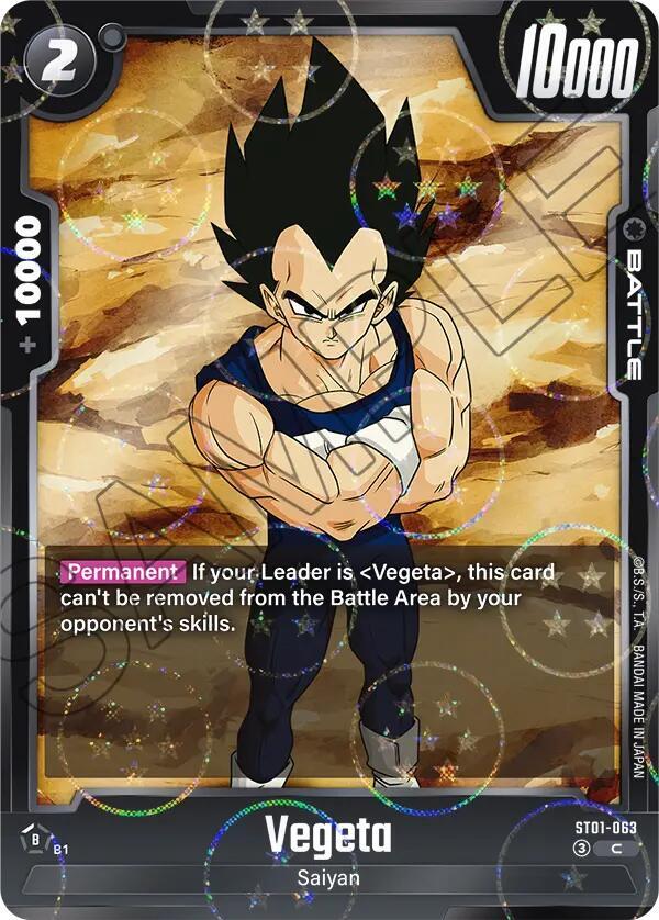 Vegeta - ST01-063 (Dragon Ball Pattern), Story Booster 01 ST01-063