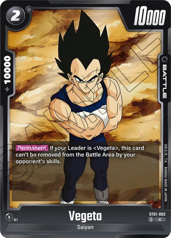 Vegeta - ST01-063, Story Booster 01 ST01-063