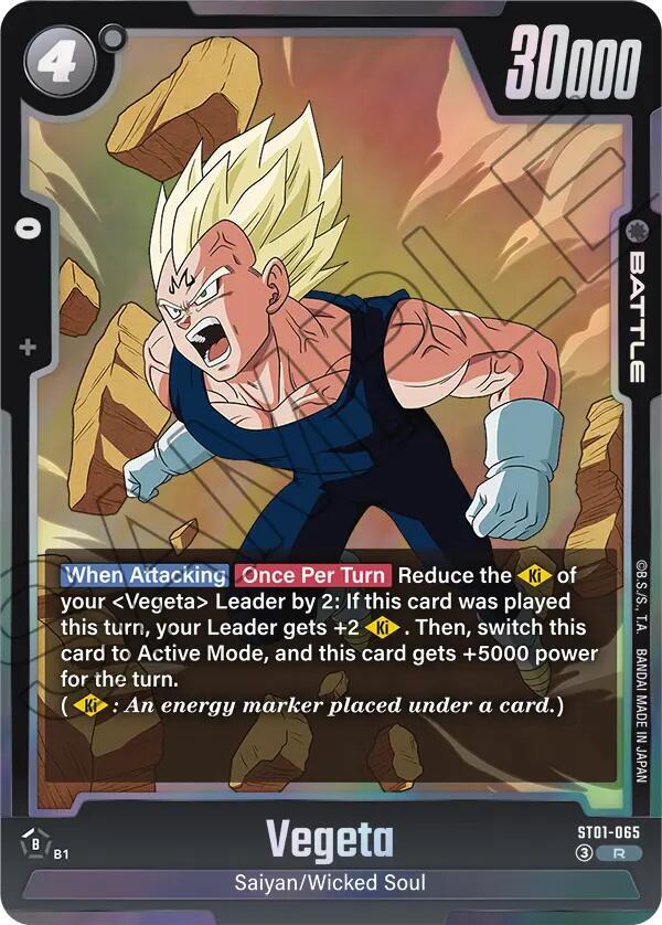 Vegeta - ST01-065, Story Booster 01 ST01-065
