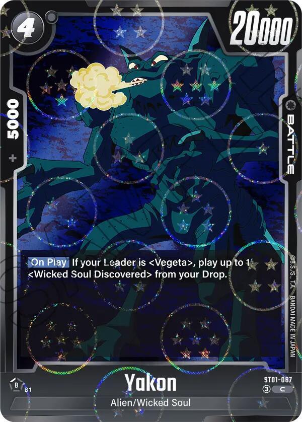 Yakon (Dragon Ball Pattern), Story Booster 01 ST01-067