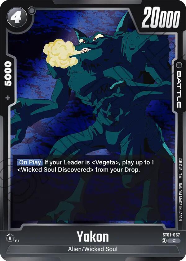 Yakon, Story Booster 01 ST01-067