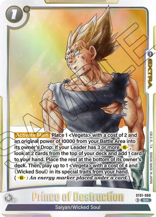Prince of Destruction, Story Booster 01 ST01-068