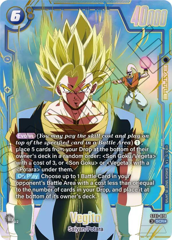 Vegito - ST01-070 (Alternate Art), Story Booster 01 ST01-070