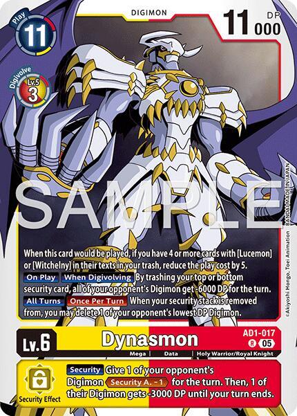 Dynasmon - AD1-017, Advanced Booster Digimon Generation AD1-017 R