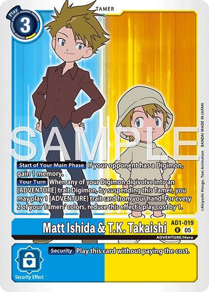 Matt Ishida & T.K. Takaishi, Advanced Booster Digimon Generation AD1-019