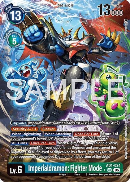 Imperialdramon: Fighter Mode - AD1-024 (Alternate Art), Advanced Booster Digimon Generation AD1-024 SEC