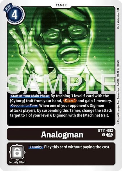Analogman (Reprint), Advanced Booster Digimon Generation BT11-092 R