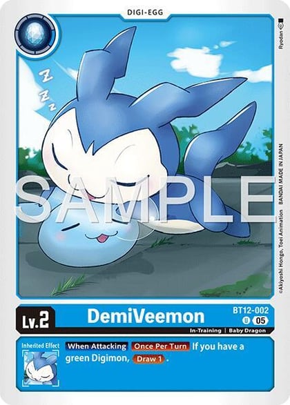 DemiVeemon - BT12-002 (Reprint), Advanced Booster Digimon Generation BT12-002 U