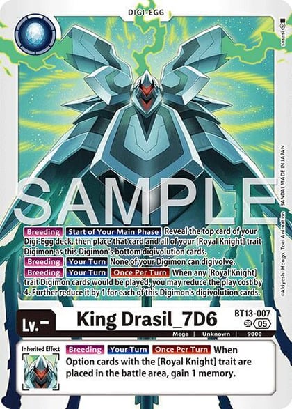 King Drasil_7D6 (Reprint), Advanced Booster Digimon Generation BT13-007 SR