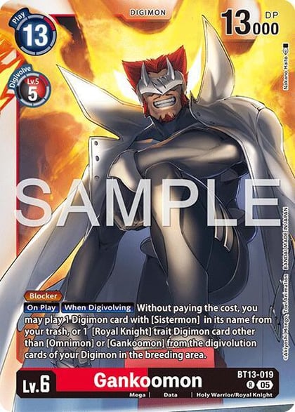 Gankoomon (Reprint), Advanced Booster Digimon Generation BT13-019 R