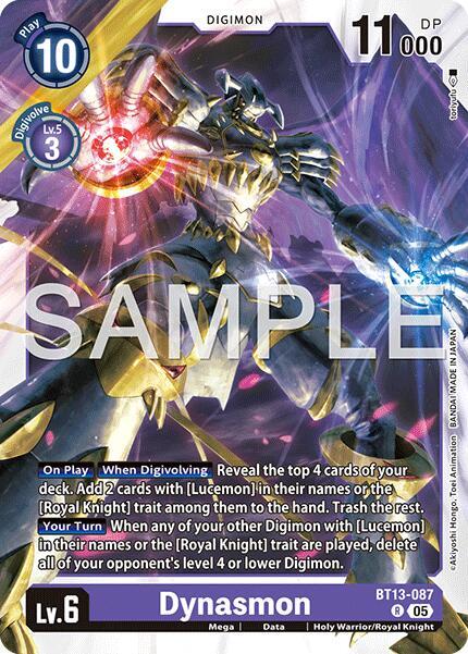 Dynasmon - BT13-087 (Reprint), Advanced Booster Digimon Generation BT13-087 R