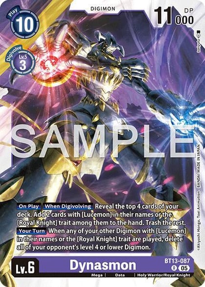 Dynasmon - BT13-087 (Reprint), Advanced Booster Digimon Generation BT13-087 R
