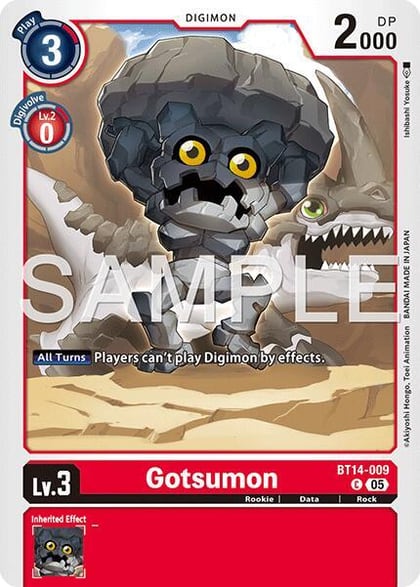 Gotsumon (Reprint), Advanced Booster Digimon Generation BT14-009 C