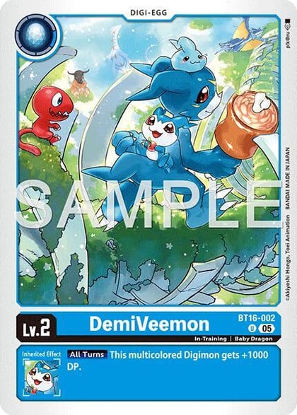 DemiVeemon - BT16-002 (Reprint), Advanced Booster Digimon Generation BT16-002 U