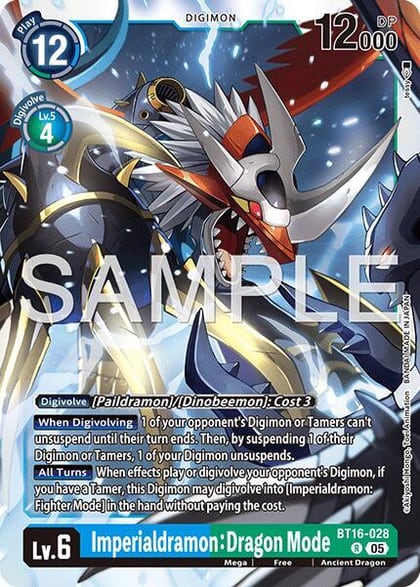 Imperialdramon: Dragon Mode - BT16-028 (Reprint), Advanced Booster Digimon Generation BT16-028 R