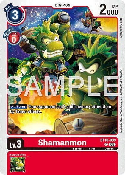 Shamanmon (Reprint), Advanced Booster Digimon Generation BT18-009 C