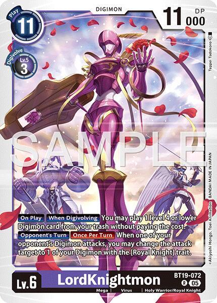 LordKnightmon - BT19-072 (Reprint), Advanced Booster Digimon Generation BT19-072 R