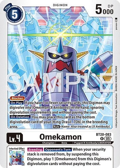 Omekamon - BT20-083 (Reprint), Advanced Booster Digimon Generation BT20-083 R