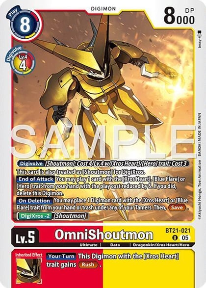 OmniShoutmon (Reprint), Advanced Booster Digimon Generation BT21-021 U