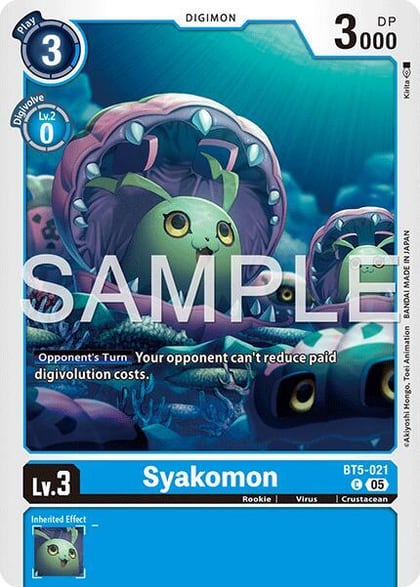 Syakomon (Reprint), Advanced Booster Digimon Generation BT5-021 C