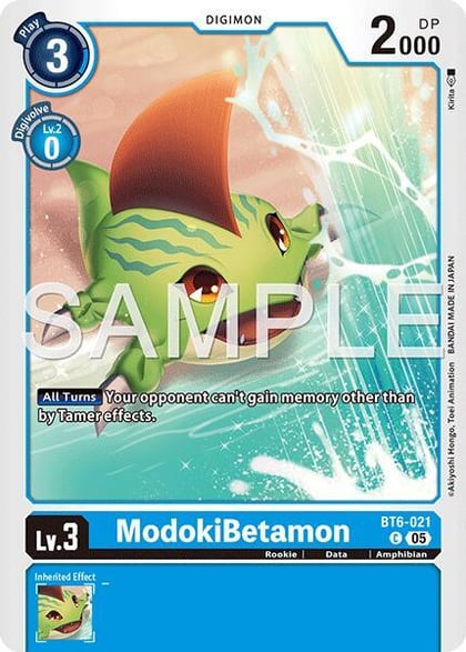 ModokiBetamon (Reprint), Advanced Booster Digimon Generation BT6-021 C