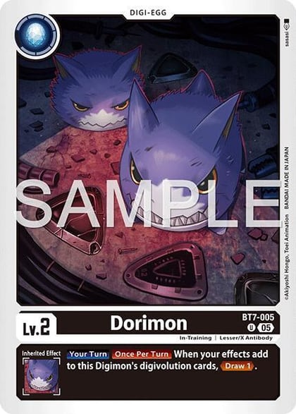 Dorimon (Reprint), Advanced Booster Digimon Generation BT7-005 U