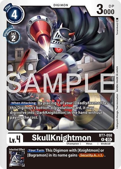 SkullKnightmon (Reprint), Advanced Booster Digimon Generation BT7-058 R