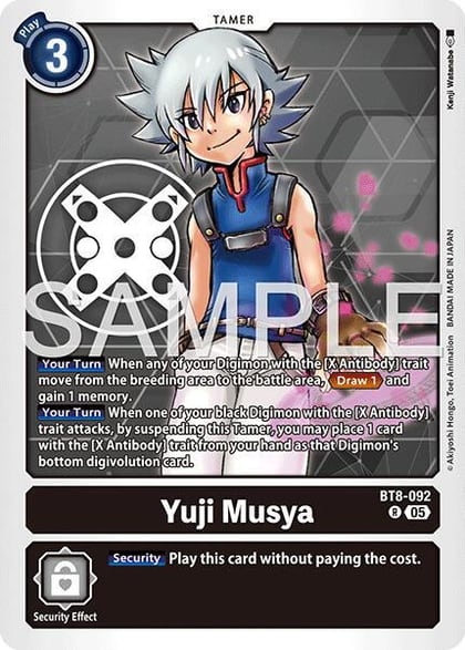 Yuji Musya (Reprint), Advanced Booster Digimon Generation BT8-092 R