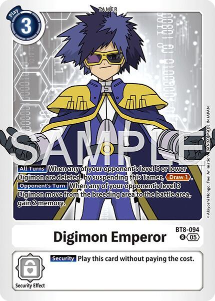 Digimon Emperor (Reprint), Advanced Booster Digimon Generation BT8-094 R
