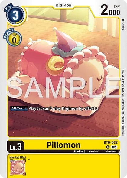 Pillomon (Reprint), Advanced Booster Digimon Generation BT9-033 C