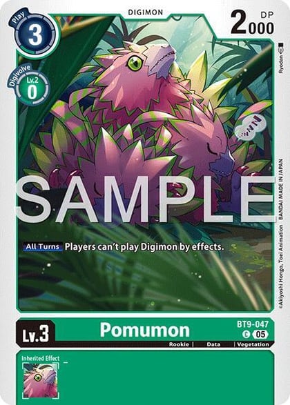 Pomumon (Reprint), Advanced Booster Digimon Generation BT9-047 C